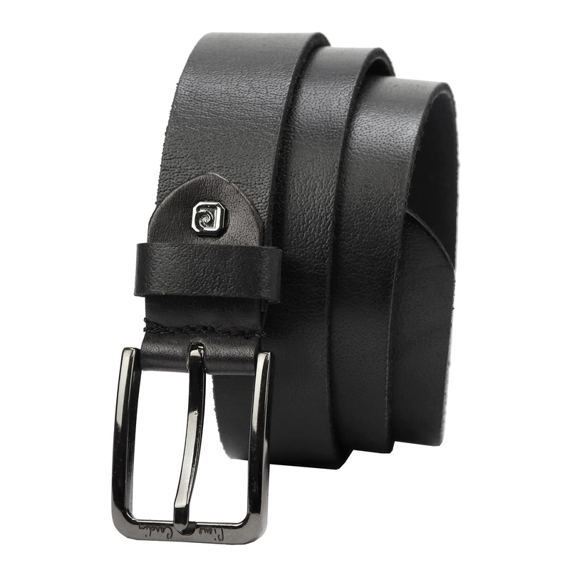 Pierre Cardin męski pasek do spodni skóra naturalna klasyczna klamra