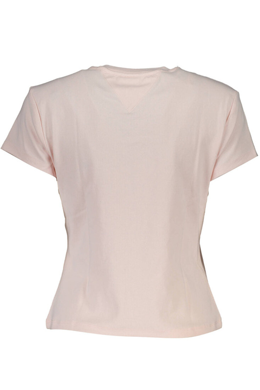 DAMSKI T-SHIRT Z KRÓTKIM RĘKAWEM TOMMY HILFIGER RÓŻOWY