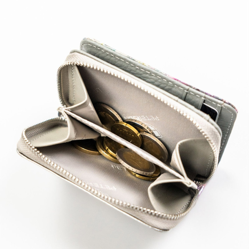 skóra naturalna + Damski portfel ze skóry ekologicznej Peterson PTN PX33-1-NPK