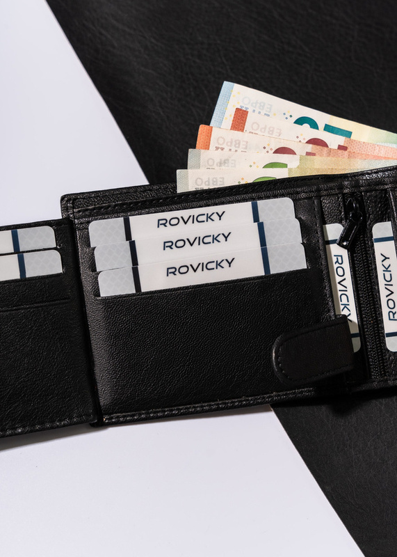 Rozbudowany Skórzany męski portfel Wild z RFID