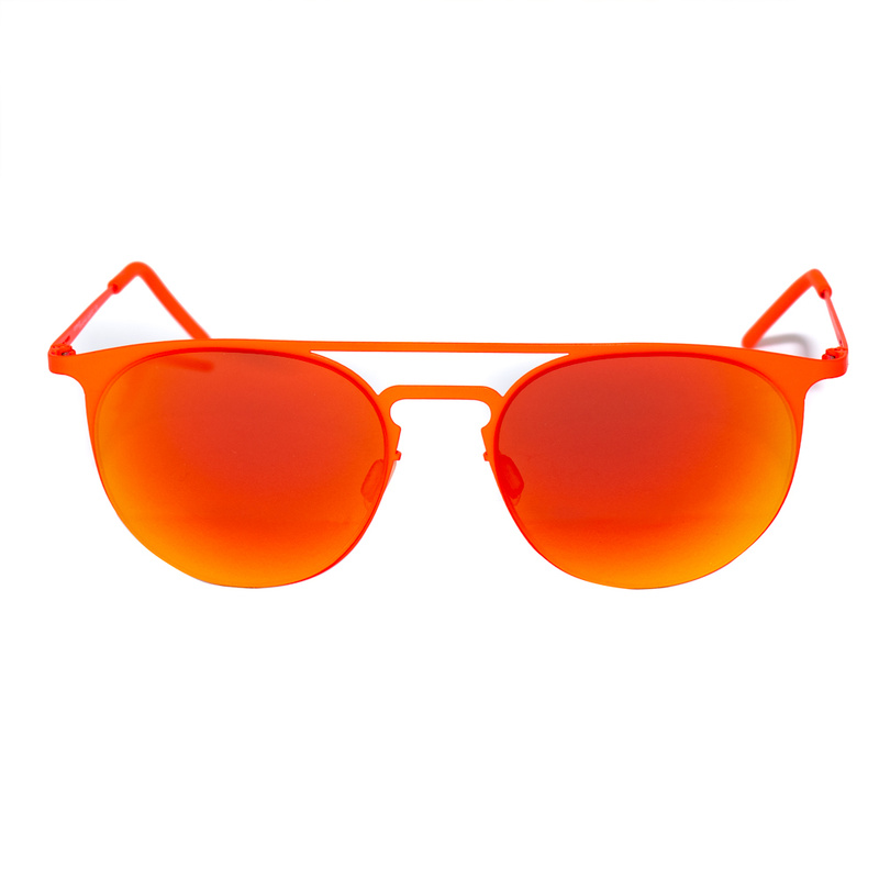 Okulary ITALIA INDEPENDENT 0206-055-000. Okulary przeciwsłoneczne, Kolor pomarańczowy. Unisex.