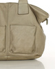 Torebka skórzana shopper bag - MARCO MAZZINI beż taupe