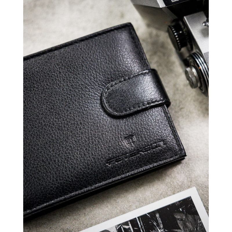 Skórzany męski portfel Peterson PTN N992L-SPDM