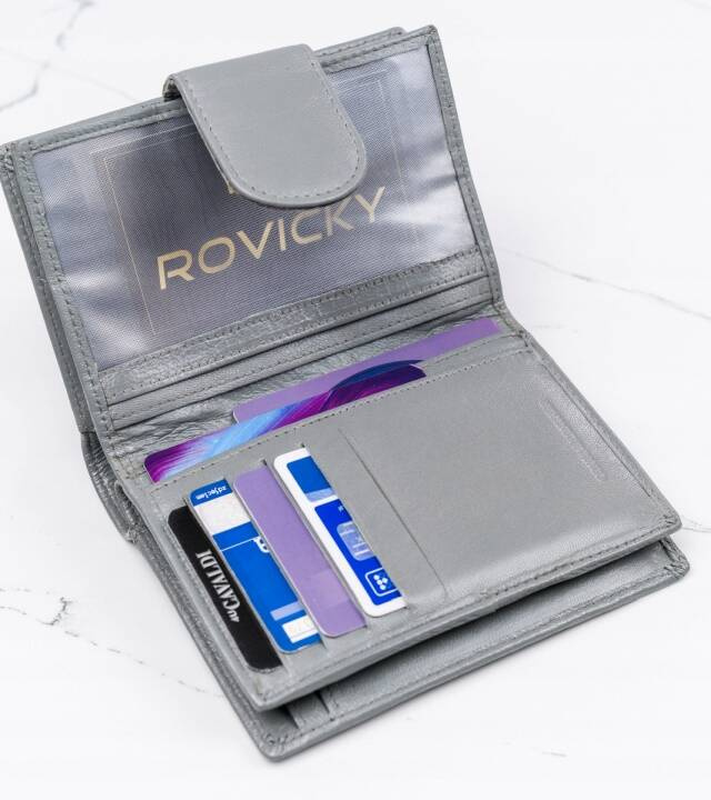 Stylowy Portfel damski skórzany z RFID od Cavaldi