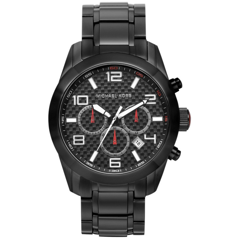Zegarek MICHAEL KORS MK8219. Kwarcowy, Kolor czarny. Unisex.