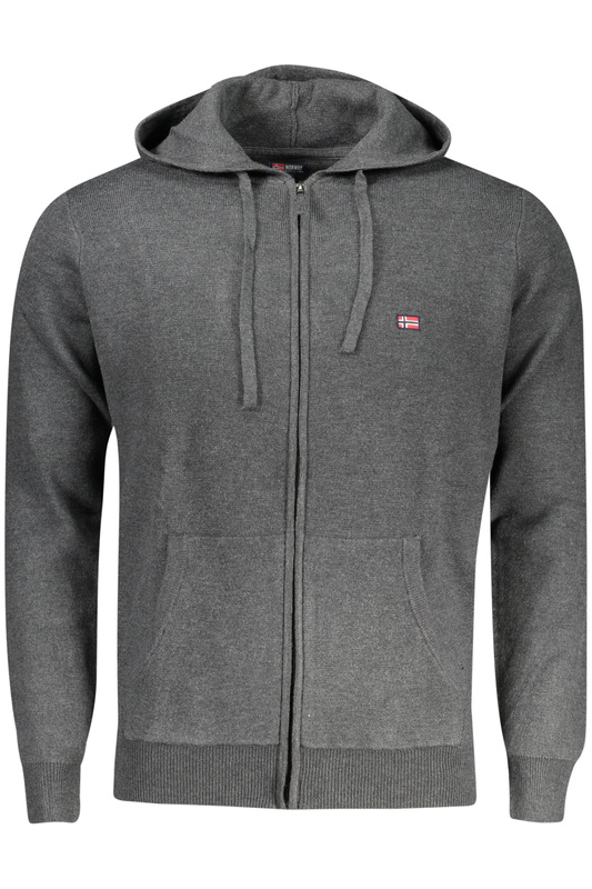 Norway 1963 SZARY bluza na zamek MĘSKI