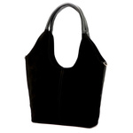 Vera Pelle damska shopperbag na ramię torebka skórzana z organizerem duża