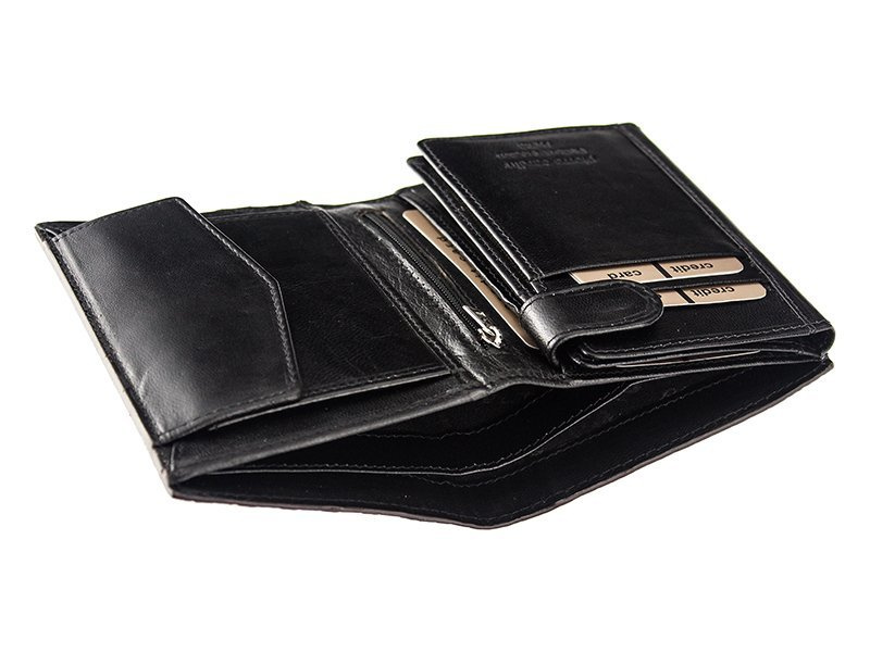 Męski duży portfel pleciony motyw Pierre Cardin