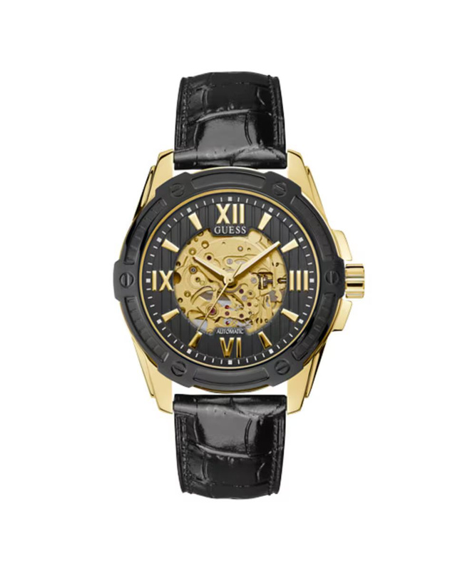 Zegarek GUESS W1308G2. Automatyczny, Kolor złoty. Mężczyzna.