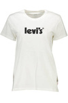 LEVI&#39;S BIAŁY T-SHIRT DAMSKI Z KRÓTKIM RĘKAWEM
