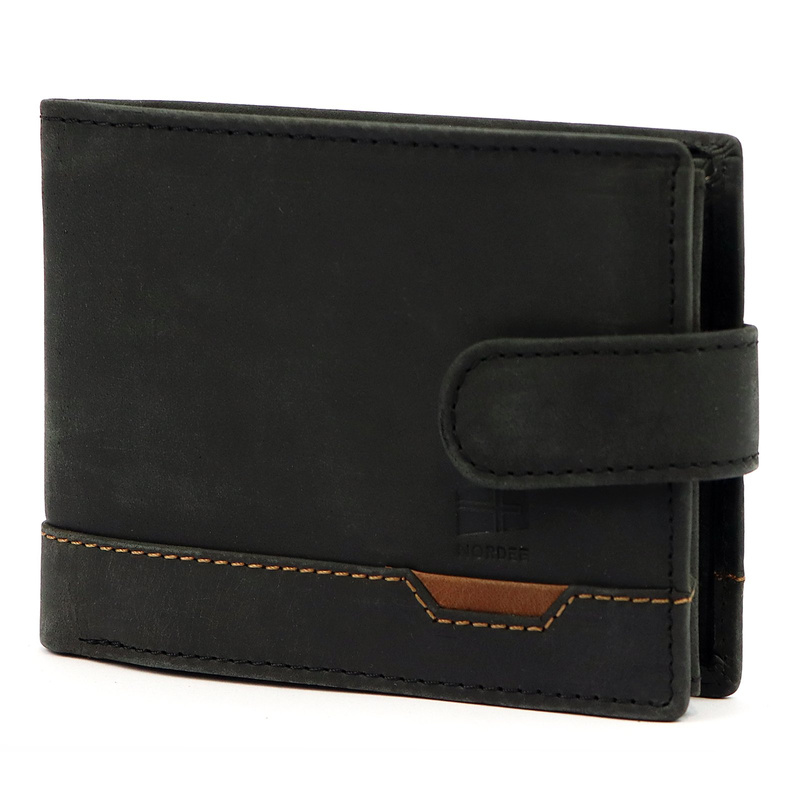 Skórzany męski portfel Nordee HJORT N992L