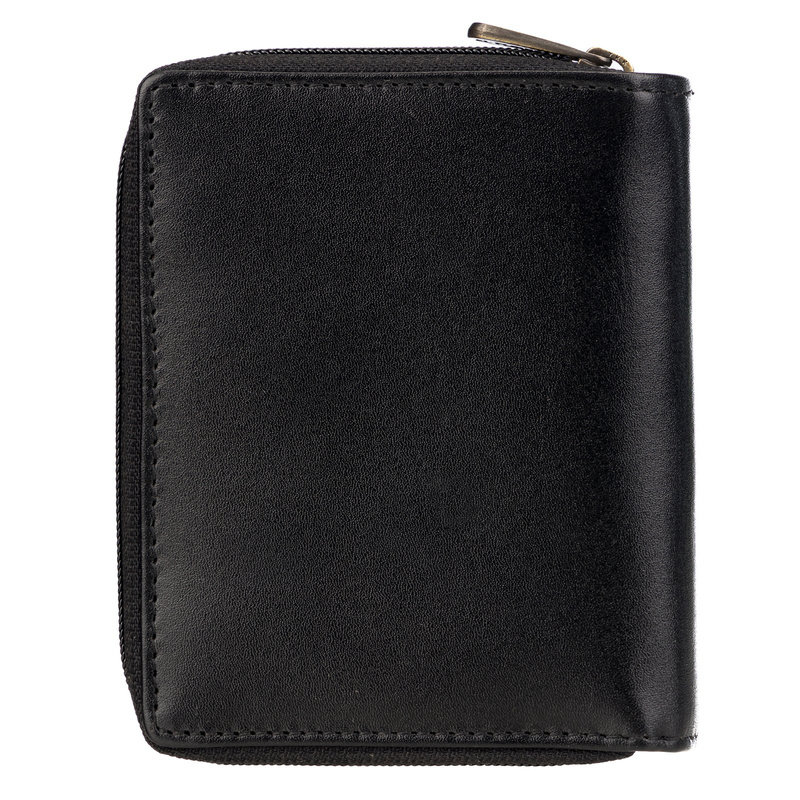 Pojemny Skórzany damski portfel kieszeń zasuwana EL FORREST RFID