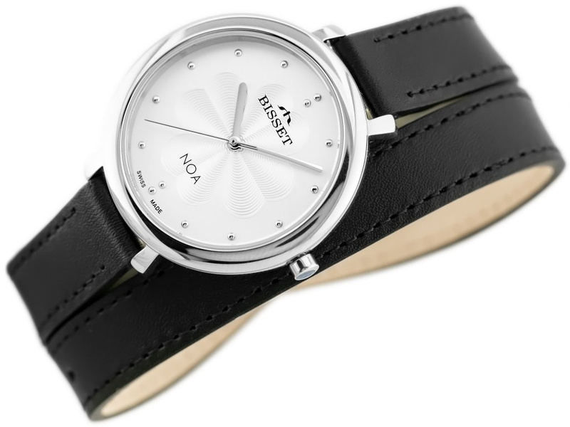 ZEGAREK DAMSKI BISSET BSAE82 (zb566a) - DŁUGI PASEK