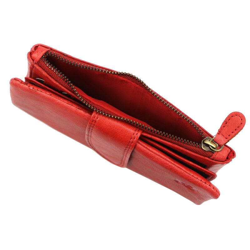 Route 66 damska portmonetka skóra naturalna podłużny duży portfel pionowy