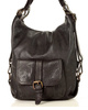 Torba skórzana dla wymagających z opcją plecak old school leather bag - MARCO MAZZINI czarny