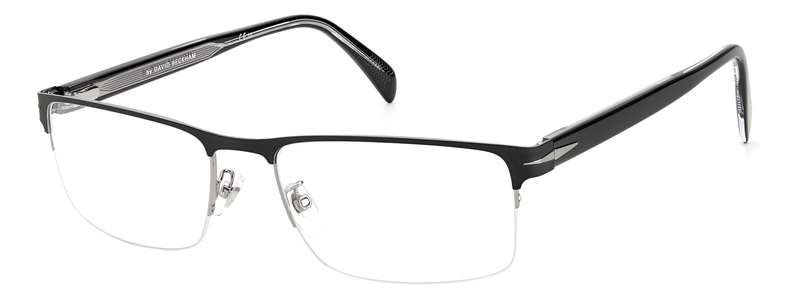 Okulary DAVID BECKHAM DB-1068-TI7. Okulary, Kolor MTBLK RUT. Mężczyzna.