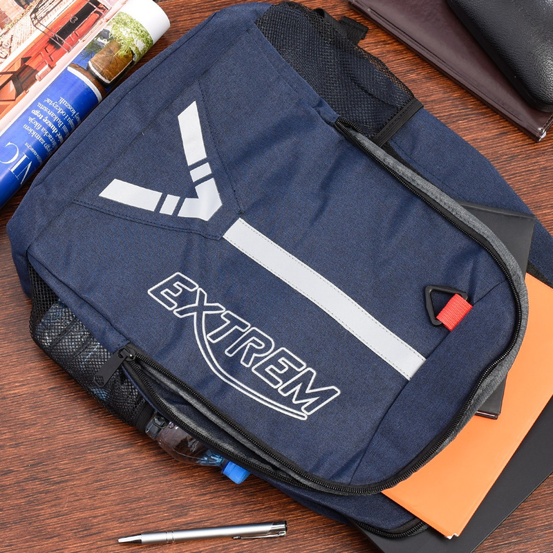 Plecak sportowy trekkingowy na laptopa duży solidny wodoodporny szary EXTREM T22