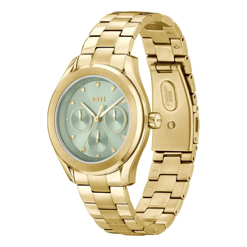 Zegarek BOSS 1502745. Kwarcowy, Kolor zielony. Kobieta.