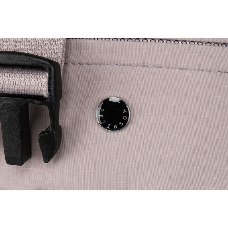 Praktyczna nerka damska na biodra wykonana z poliestru w kolorze lila - Peterson