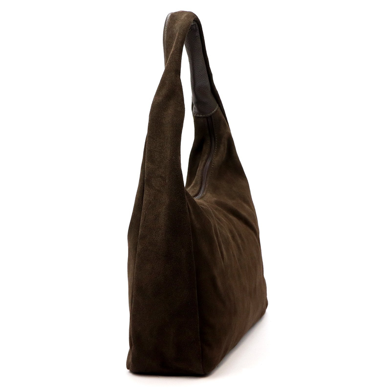 Vera Pelle damska shopperbag skóra naturalna zamsz torebka na ramię pojemna