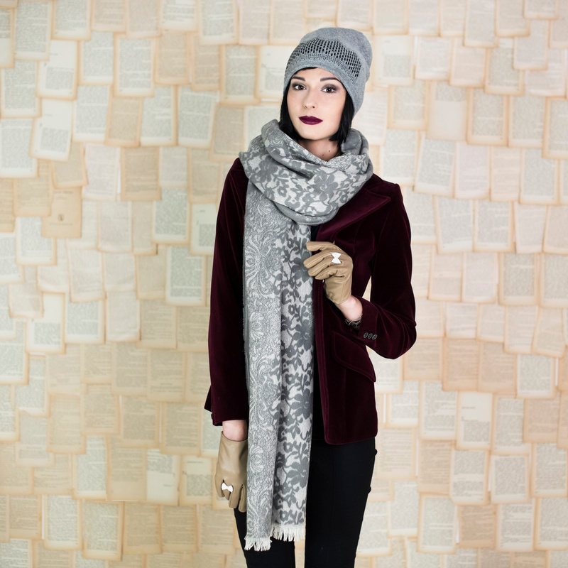 Szal Kwiatowe Draperie