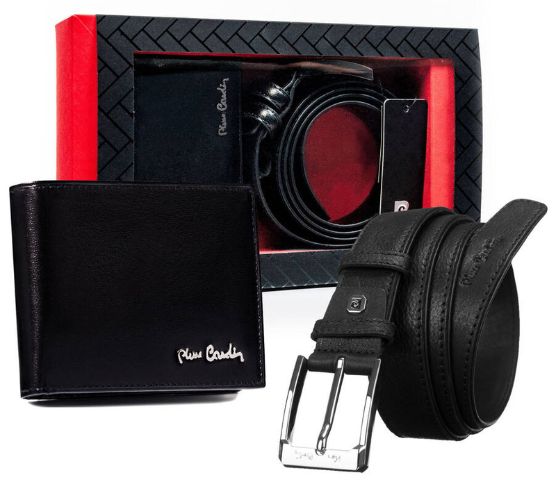 Zestaw portfel i pasek do spodni Pierre Cardin