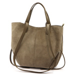 Luka Skórzana pojemna Stylowa damska shopperbag torebka na ramię