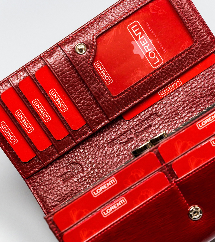 Skórzany damski portfel Lorenti 72401-SH-N RFID