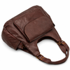 PELLE LAVATA Skórzana Torebka ShopperBag Na Ramię Vintage 3 Kieszenie