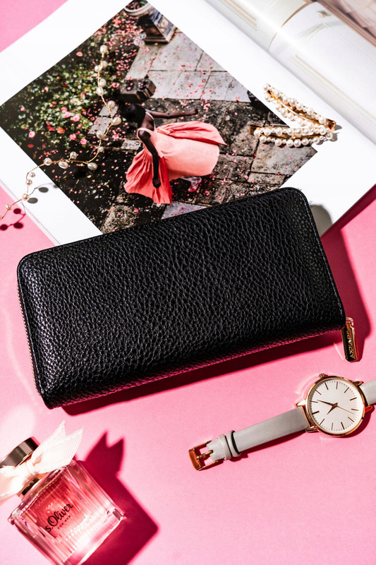 Duży Stylowy portfel damski na zamek od Rovicky