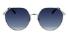 Okulary LONGCHAMP LO154S-713. Okulary przeciwsłoneczne, Kolor niebieski złoty. Kobieta.