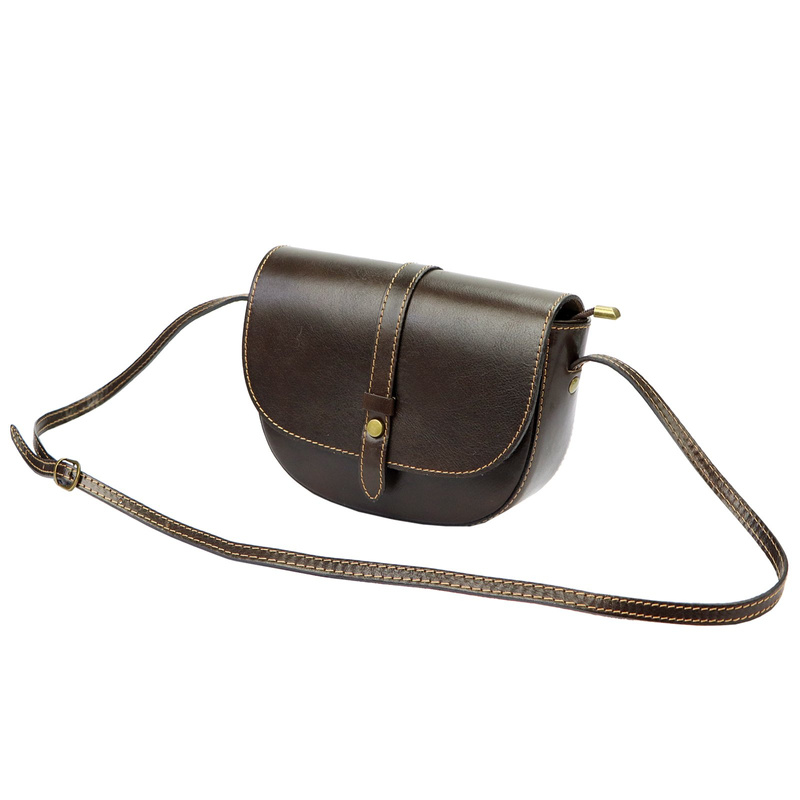 Gregorio damska listonoszka skóra naturalna torebka przez ramię z kieszenią