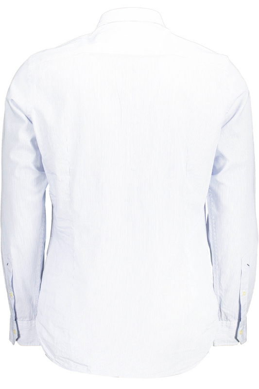 M�SKA KOSZULKA POLO Z D�UGIM R�KAWEM JASNONIEBIESKA