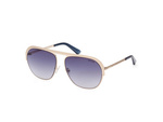 Okulary GUESS GU5226-5932W. Okulary przeciwsłoneczne, Kolor złoty. Unisex.