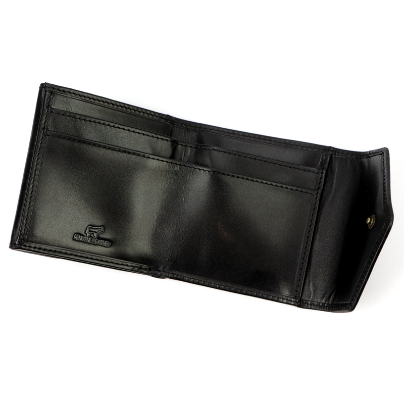 EL FORREST damski portfel skóra naturalna mała portmonetka zatrzask RFID