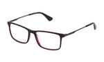 Okulary POLICE VPLD08-520P95. Okulary, Kolor czerwony. Mężczyzna.