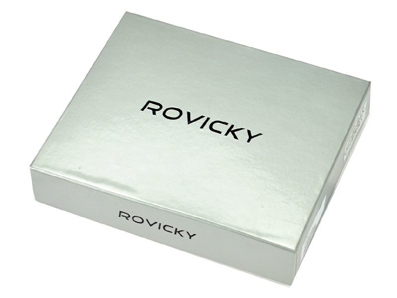 Skórzany męski portfel Rovicky PC-106-BAR RFID