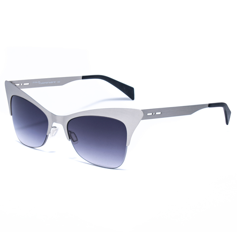 Okulary ITALIA INDEPENDENT 0504-075-075. Okulary przeciwsłoneczne, Kolor srebrny. Kobieta.