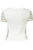 DESIGUAL DAMSKI T-SHIRT Z KRÓTKIM RĘKAWEM BIAŁY