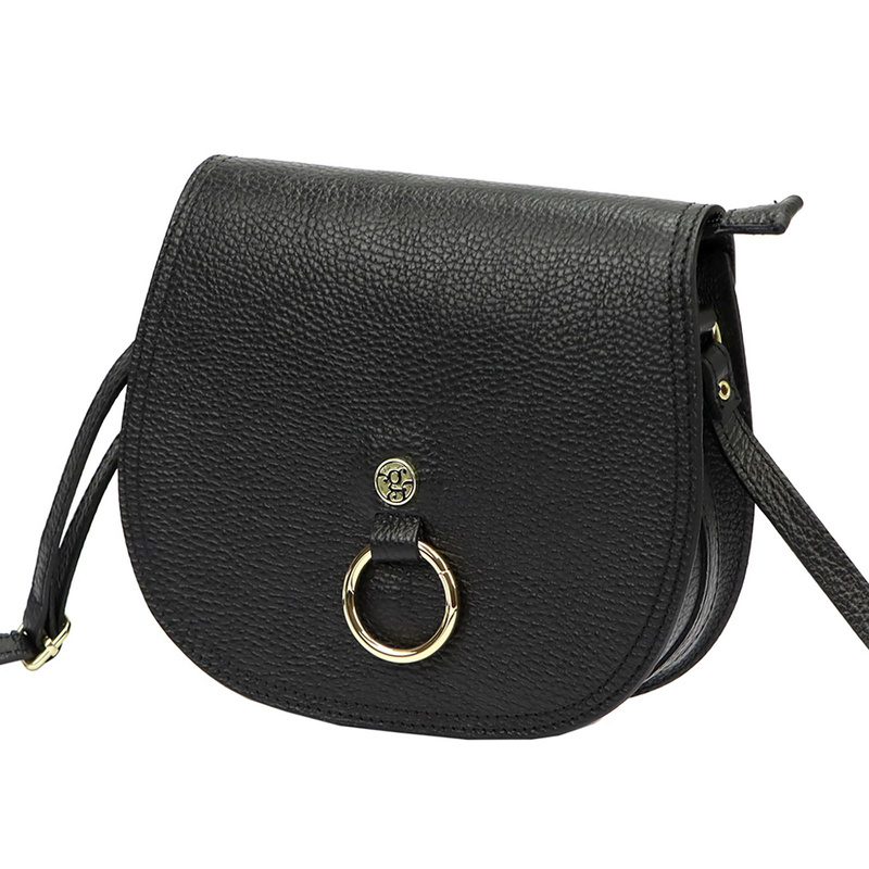 Gregorio skórzana damska listonoszka torebka zamykana klapą na magnes