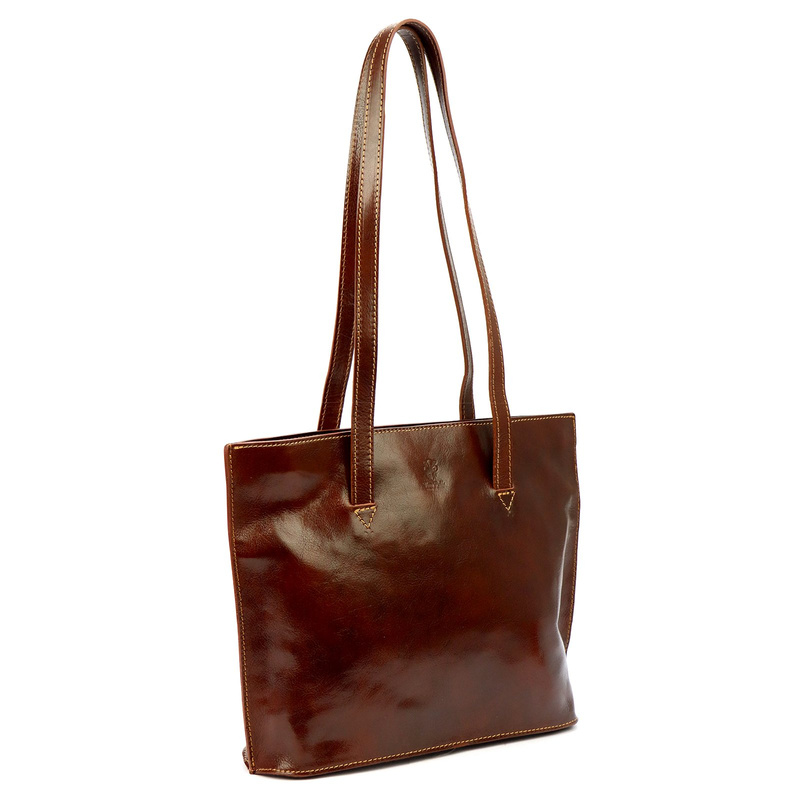 Florence Duża Shoppebag damska torebka na ramię z kieszeniami klasyczna