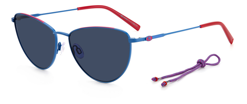 Okulary M MISSONI MMI0079SCLH. Okulary przeciwsłoneczne, Kolor niebieski. Kobieta.