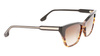 Okulary VICTORIA BECKHAM VB638S-005. Okulary przeciwsłoneczne, Kolor czarny brązowy. Kobieta.