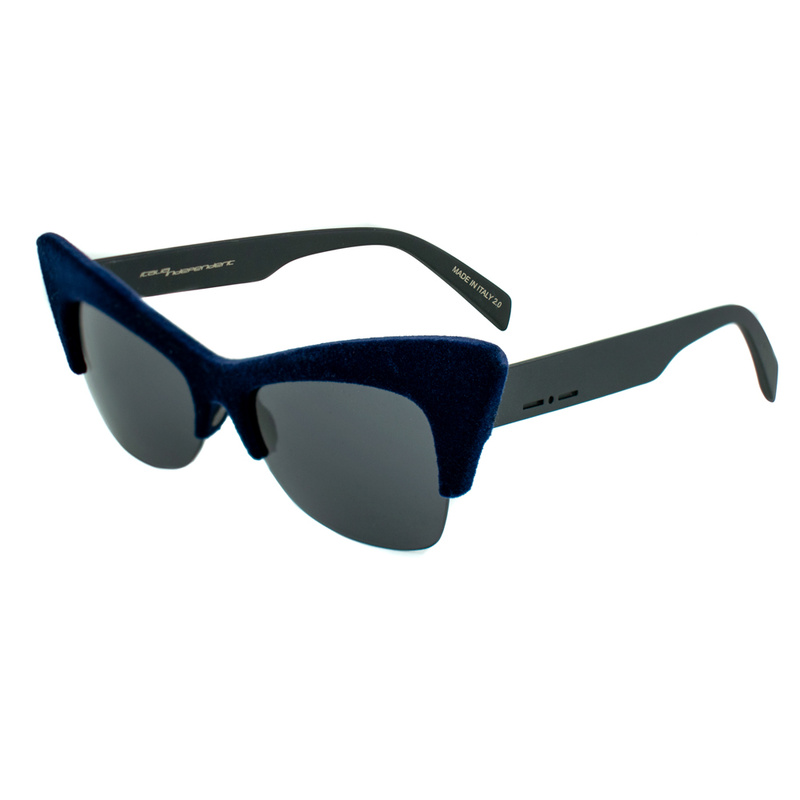 Okulary ITALIA INDEPENDENT 0908V-021-000. Okulary przeciwsłoneczne, Kolor niebieski. Kobieta.
