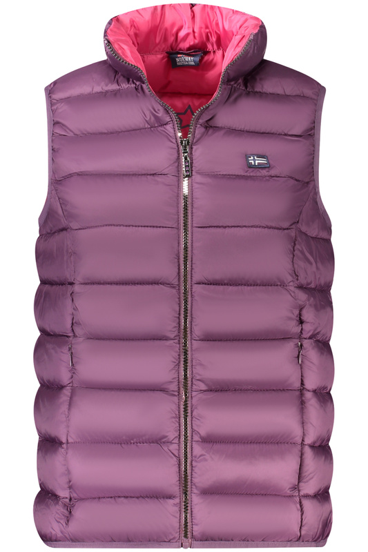 Norway 1963 FIOLETOWA KURTKA BEZ RĘKAWÓW DAMSKA