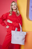 Nylonowy, pojemny shopper damski - Peterson