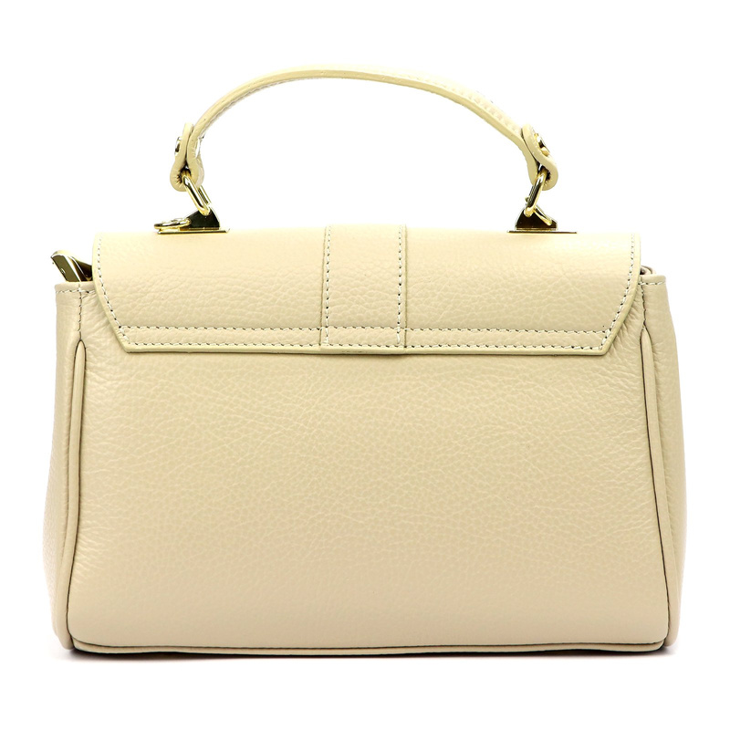 Luka Skórzana damska listonoszka z paskiem z organizerem torebka do ręki