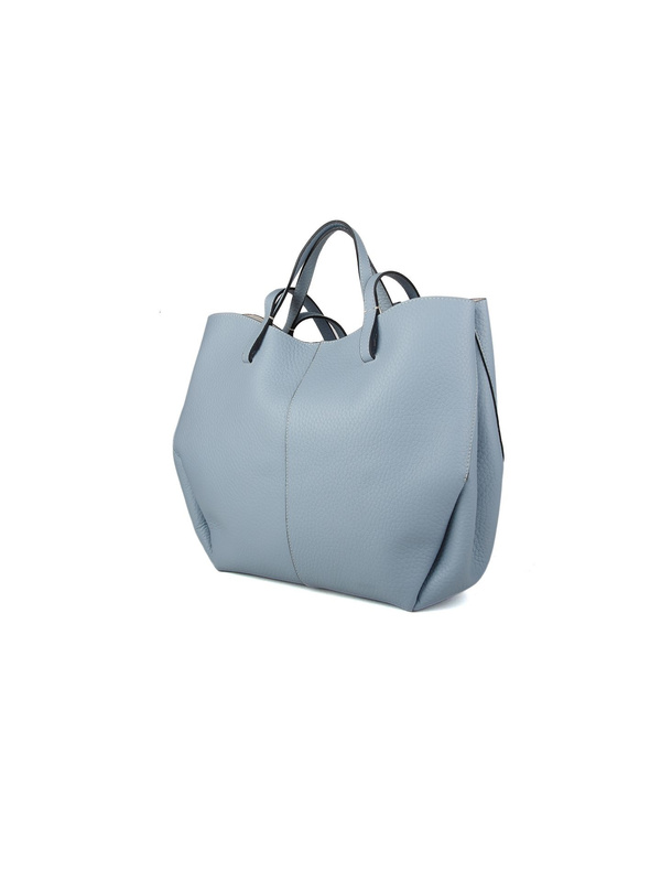 Damska torebka shopper Giulia Monti GM1653, stalowoniebieska