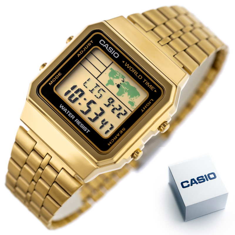 ZEGAREK MĘSKI CASIO VINTAGE A500WGA-9DF (zd158d) + BOX