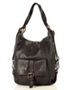 Torba skórzana dla wymagających z opcją plecak old school leather bag - MARCO MAZZINI czarny